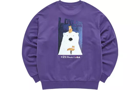 Толстовка мужская Purple Heartwood Fila, цвет Purple Heartwood