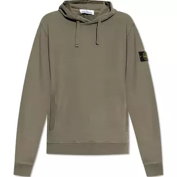 Толстовка мужская пыльно-зеленая Stone Island, зеленый