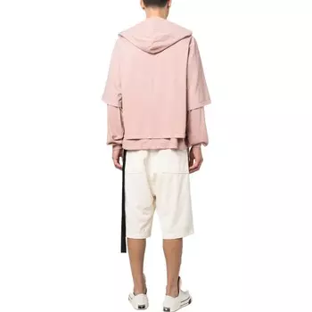 Толстовка мужская розовая Rick Owens Drkshdw, розовый