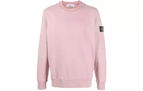 Толстовка мужская розовая Stone Island, розовый