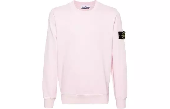 Толстовка мужская розовая Stone Island, розовый