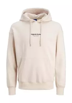 Толстовка мужская с карманом-кенгуру и кулиской Jack & Jones, цвет Moonbeam