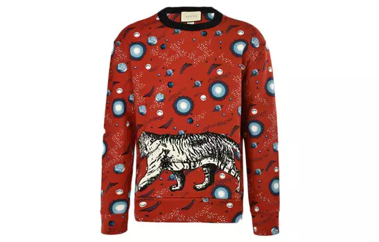 Толстовка мужская с принтом Gucci, цвет Print