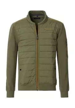 Толстовка мужская с воротником стойкой CASAMODA, зеленый