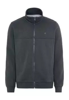 Толстовка мужская с воротником стойкой S.Oliver, цвет 9581 Grey/black