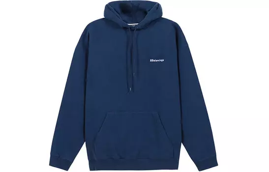 Толстовка мужская Sea Blue Balenciaga, цвет Sea Blue