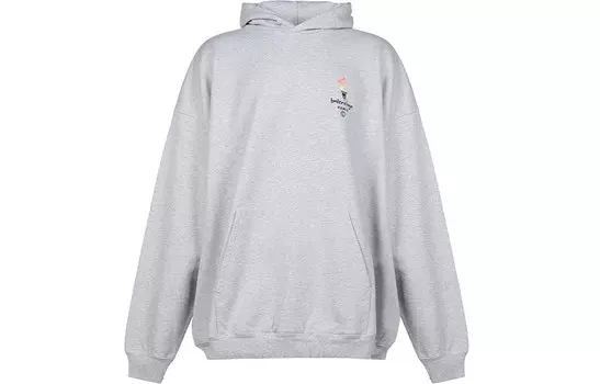 Толстовка мужская серая Balenciaga, серый