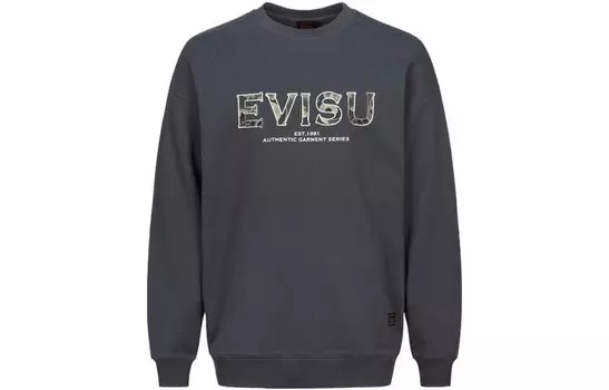 Толстовка мужская серая Evisu, серый