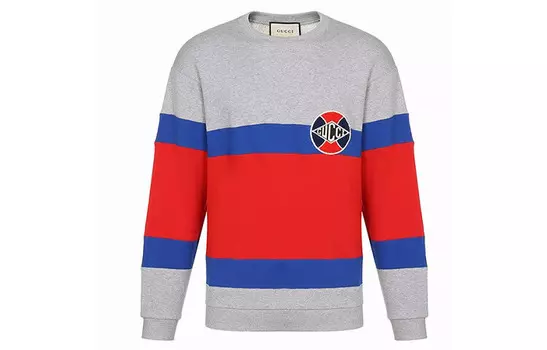 Толстовка мужская серая Gucci, серый