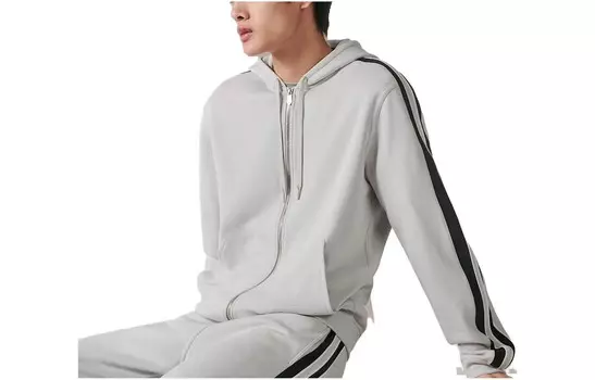 Толстовка мужская серая Hermes, серый