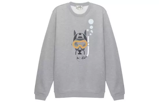 Толстовка мужская серая Hermes, серый