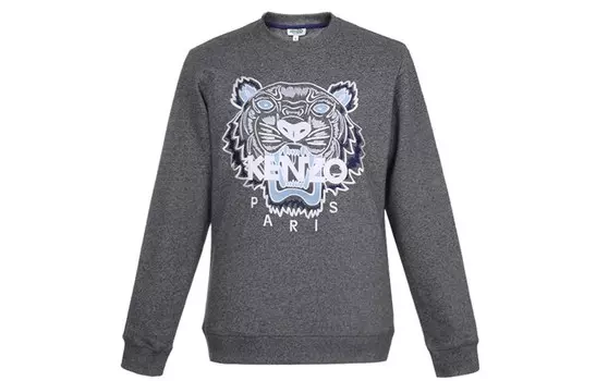 Толстовка мужская серая Kenzo, серый