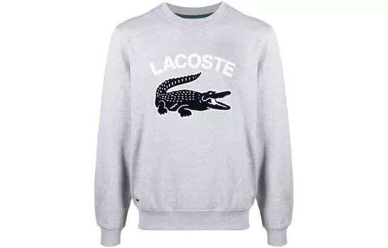 Толстовка мужская серая Lacoste, серый