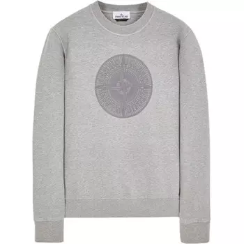 Толстовка мужская серая Stone Island, серый