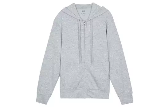 Толстовка мужская серая Uniqlo, серый