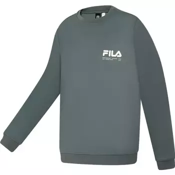 Толстовка мужская серо-коричневая Fila, коричневый