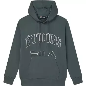 Толстовка мужская серо-коричневая Fila, коричневый