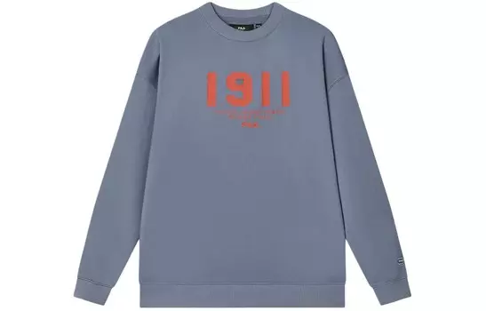 Толстовка мужская серо-синяя Fila, серый