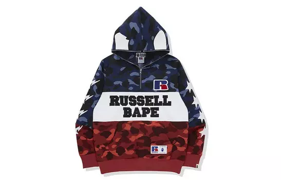 Толстовка мужская синяя A Bathing Ape, синий