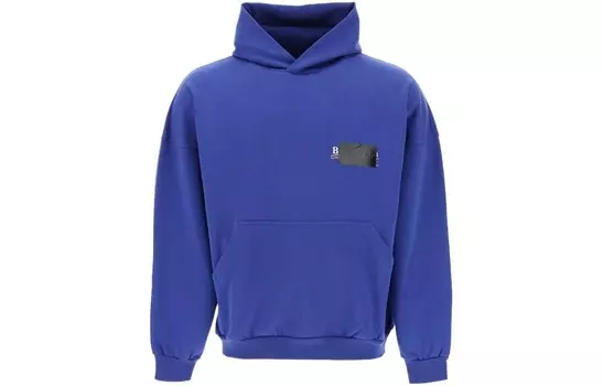 Толстовка мужская синяя Balenciaga, синий