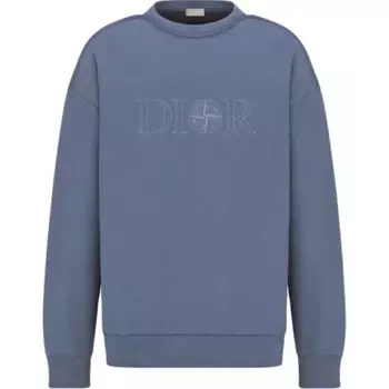 Толстовка мужская синяя Dior, синий