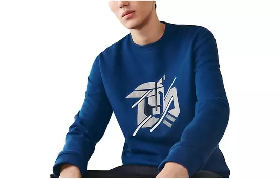 Толстовка мужская синяя Hermes, синий