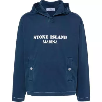 Толстовка мужская синяя Stone Island, синий