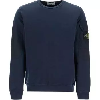 Толстовка мужская синяя Stone Island, синий