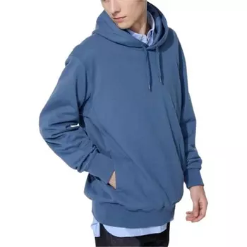 Толстовка мужская синяя Uniqlo, синий