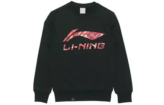 Толстовка мужская стандартная черная Lining, черный
