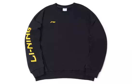 Толстовка мужская стандартная черная Lining, черный