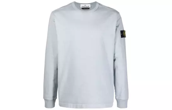 Толстовка мужская светло-голубая Stone Island, светло-голубой