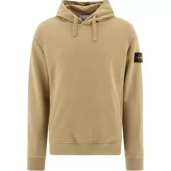 Толстовка мужская светло-коричневая Stone Island, коричневый