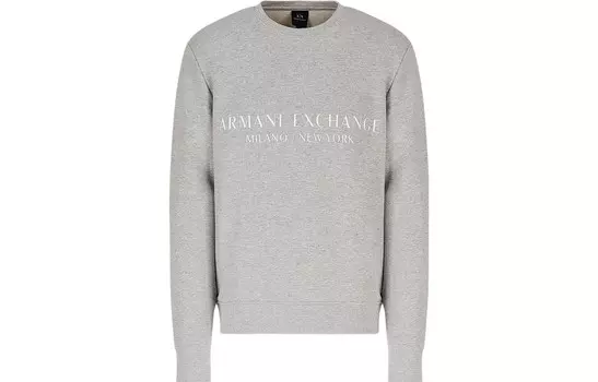 Толстовка мужская светло-серая Armani Exchange, серый