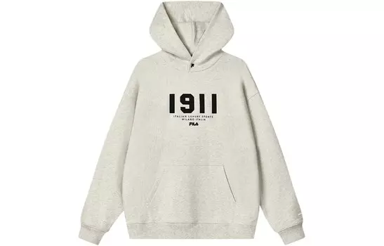 Толстовка мужская светло-серая хаки Fila, серый