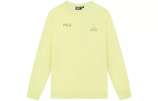 Толстовка мужская светло-желтая Fila, светло-желтый