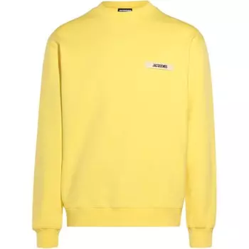 Толстовка мужская светло-желтая Jacquemus, светло-желтый
