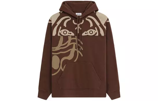Толстовка мужская темно-кофейного цвета Kenzo, цвет Dark Coffee