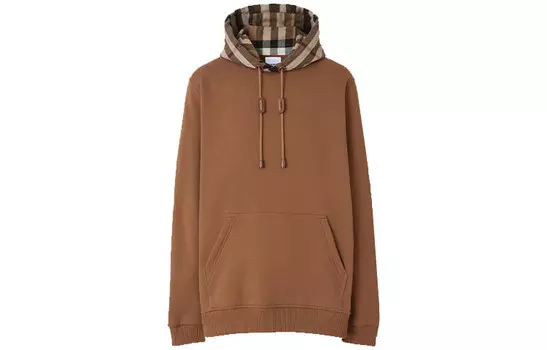 Толстовка мужская темно-коричневая береза Burberry, коричневый