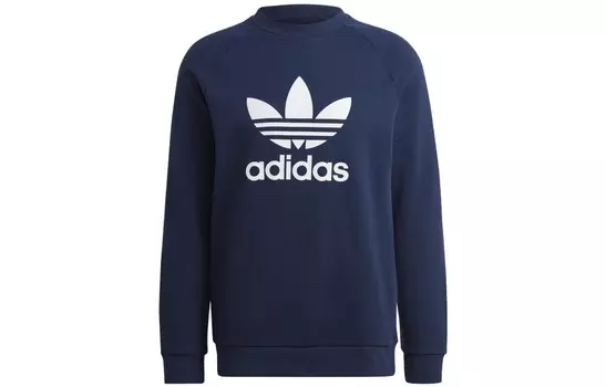 Толстовка мужская темно-синяя Adidas Originals, темно-синий