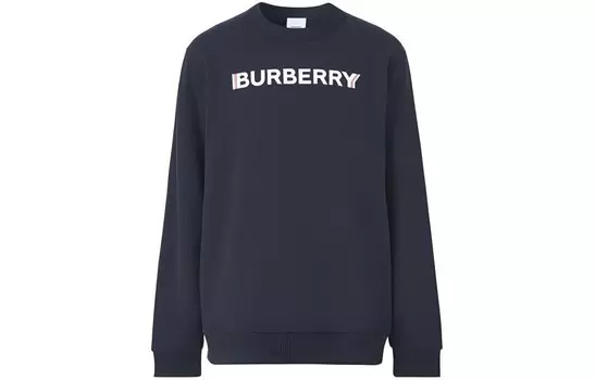 Толстовка мужская темно-синяя Burberry, темно-синий