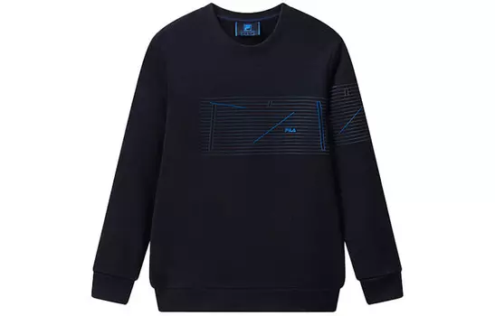 Толстовка мужская темно-синяя Fila, цвет Legend Blue