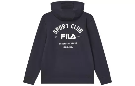 Толстовка мужская темно-синяя Fila, цвет Legend Blue