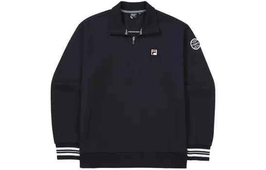 Толстовка мужская темно-синяя Fila, синий