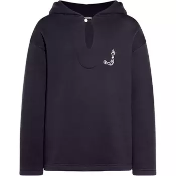 Толстовка мужская темно-синяя/глубокая темно-синяя Jacquemus, темно-синий/темно-синий