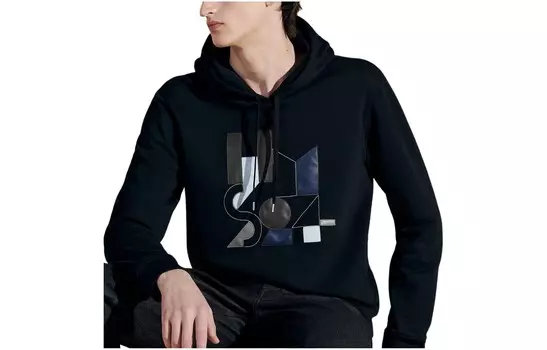 Толстовка мужская темно-синяя Hermes, синий