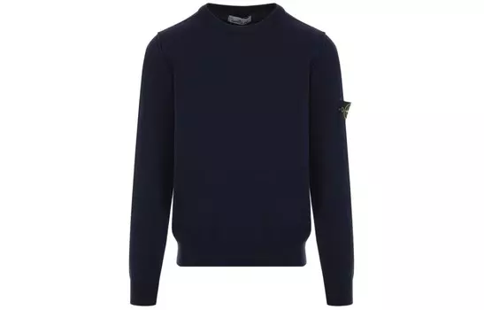 Толстовка мужская темно-синяя Stone Island, темно-синий