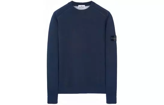 Толстовка мужская темно-синяя Stone Island, темно-синий