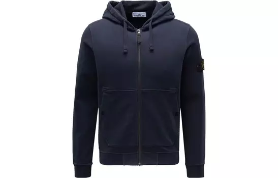 Толстовка мужская темно-синяя Stone Island, темно-синий