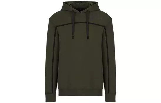 Толстовка мужская темно-зеленая Armani Exchange, темно-зеленый